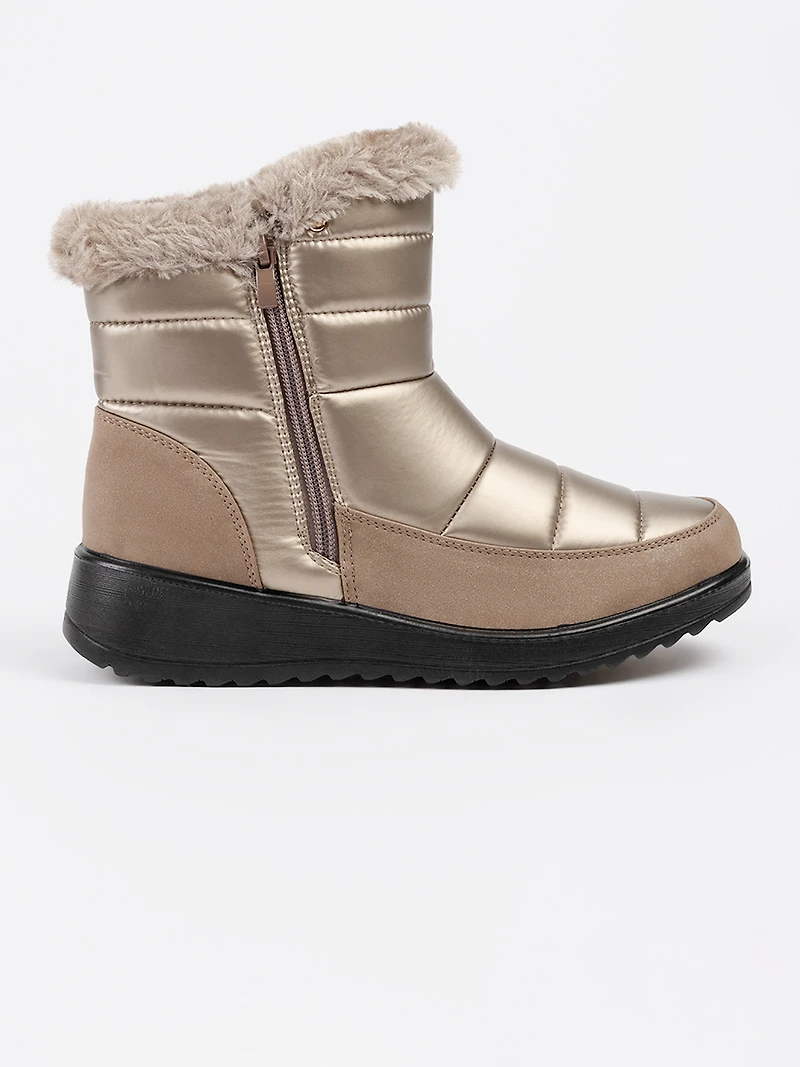 Bottes d'hiver à talons compensés