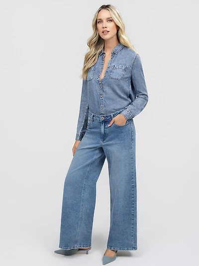 Wide-leg jeans