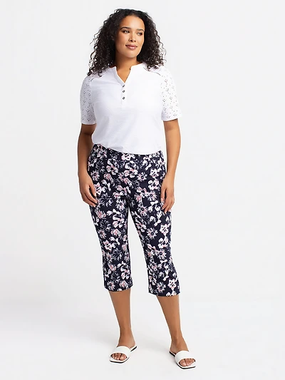 Casual Mid-calf pants