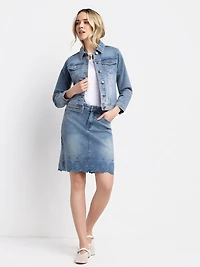 Veste en denim à manches longues