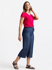 Pantalon gaucho large à enfiler