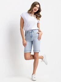 Short en denim
