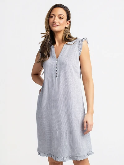 A line midi dress