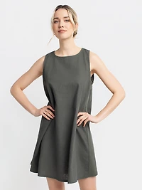 Sleeveless A-line dress