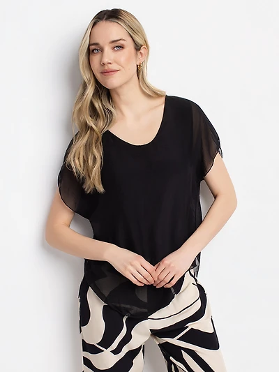 Short-sleeve tunic