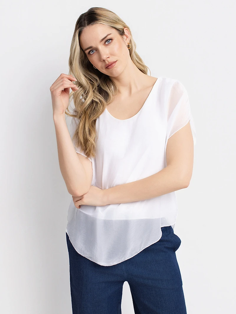 Tunique à manches courtes