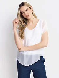 Tunique à manches courtes