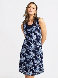 A line midi knit dress