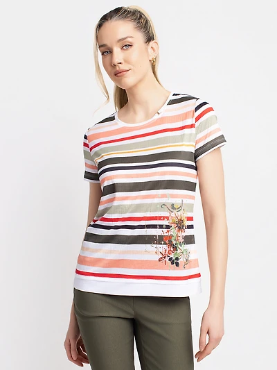 Short-sleeve fooler tunic