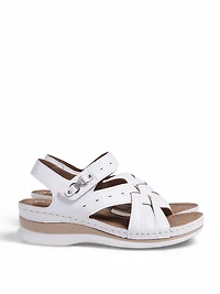 Sandales à talons compensés