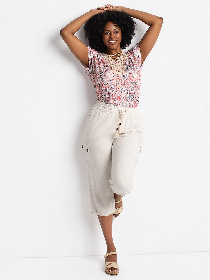 Capri droit à enfiler