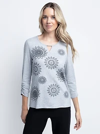 T-shirt à manches 3/4