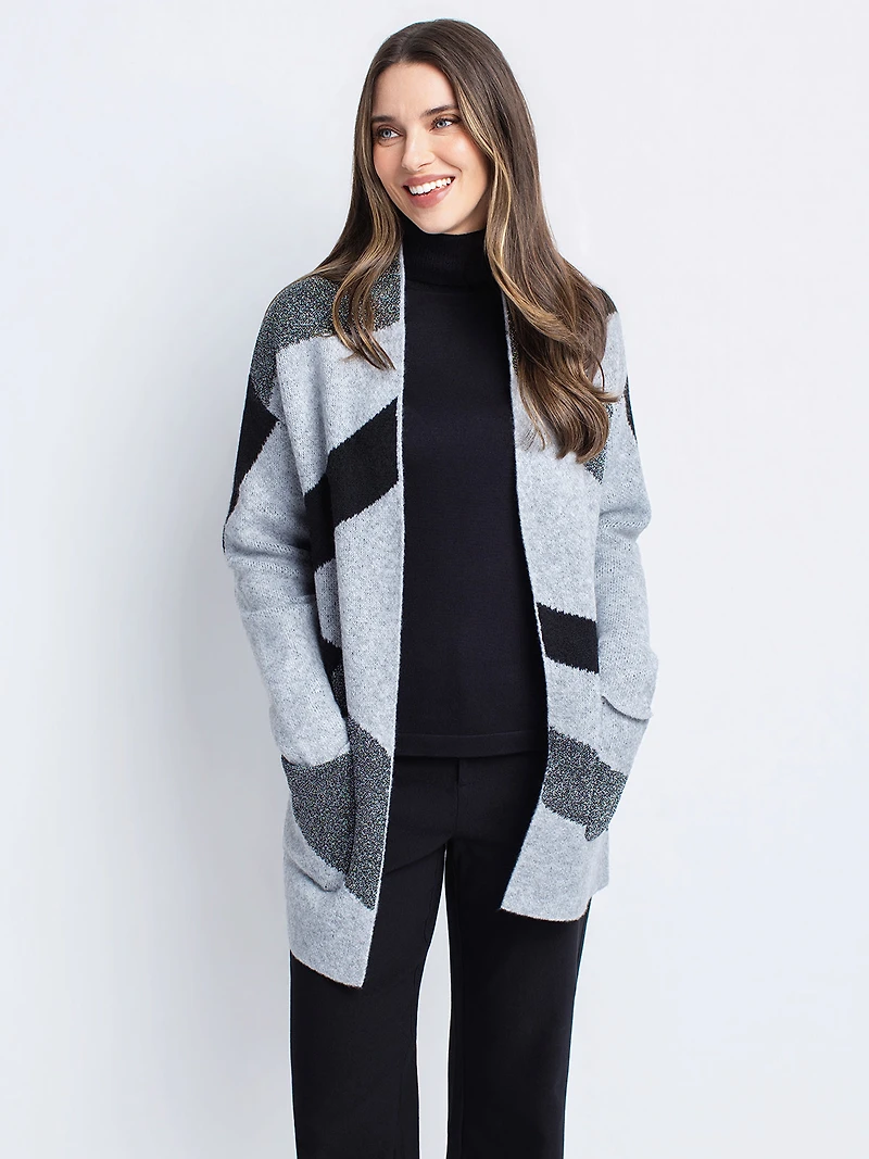 Cardigan semi-ajusté