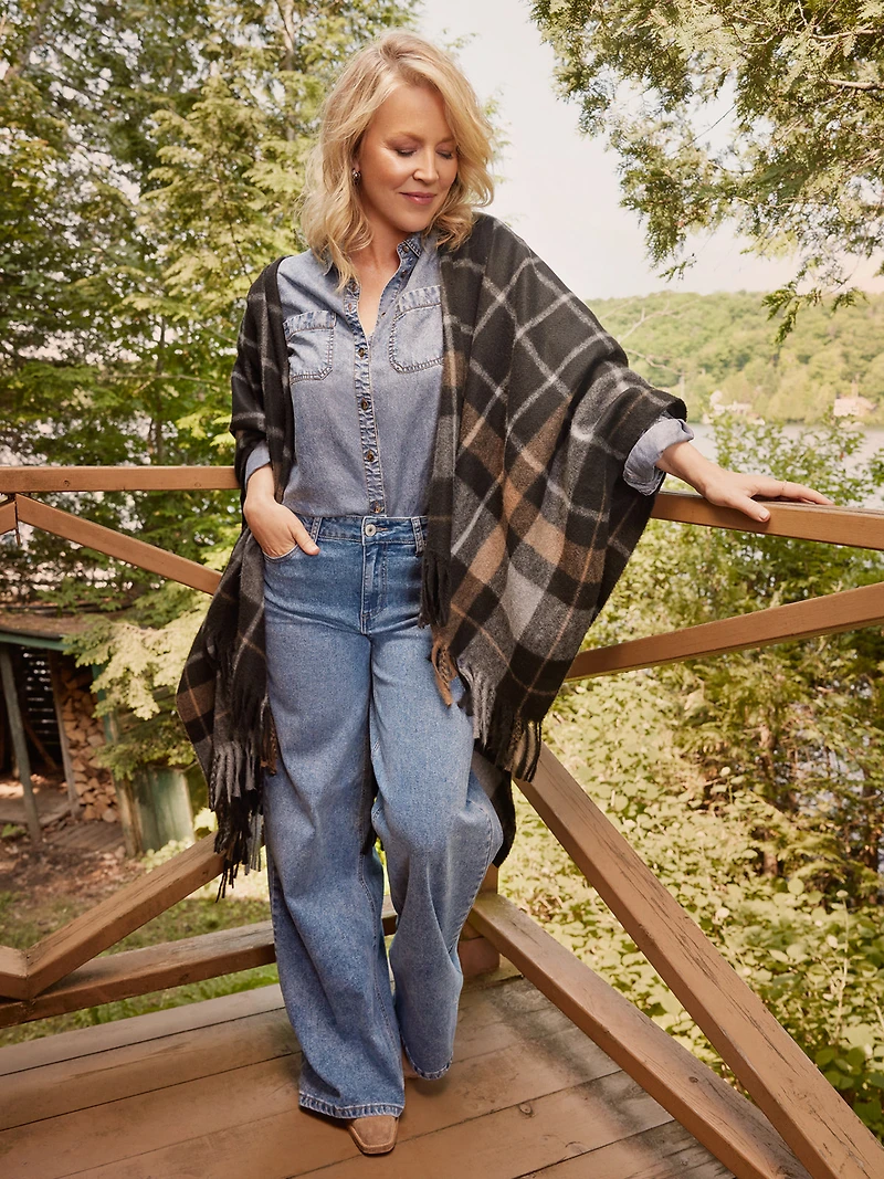 Blouse à manches longues avec boutons