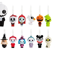 Disney Tim Burton's The Nightmare Before Christmas Countdown Calendar Paper Tree Set With 12 Mini Ornaments