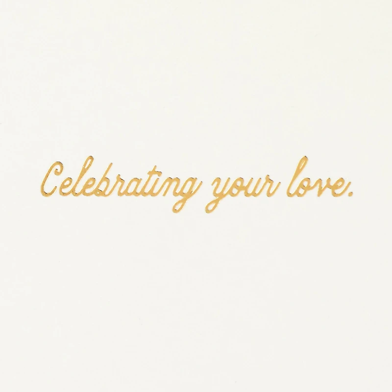 Hallmark Signature Wedding Card, Bridal Shower Card, Engagement Card (Confetti)