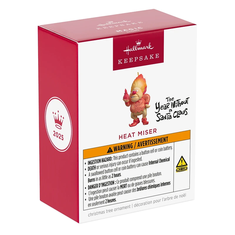 Hallmark Keepsake Christmas Ornament (The Year Without a Santa Claus Heat Miser With Light)