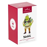 Hallmark Keepsake Christmas Ornament (Shrek And To All a Gross Night)