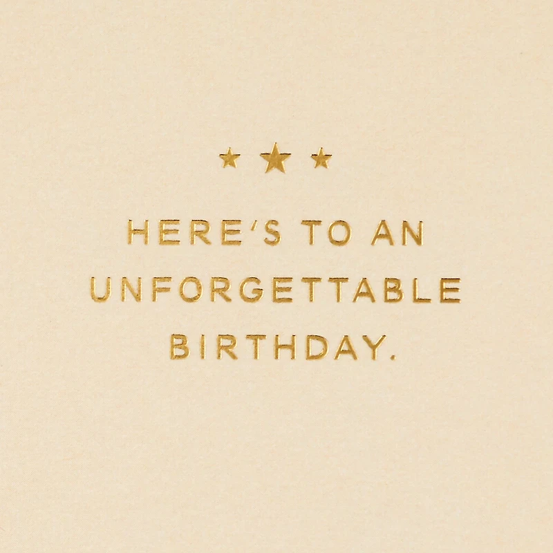 Hallmark Signature Birthday Card (Cheers to You)