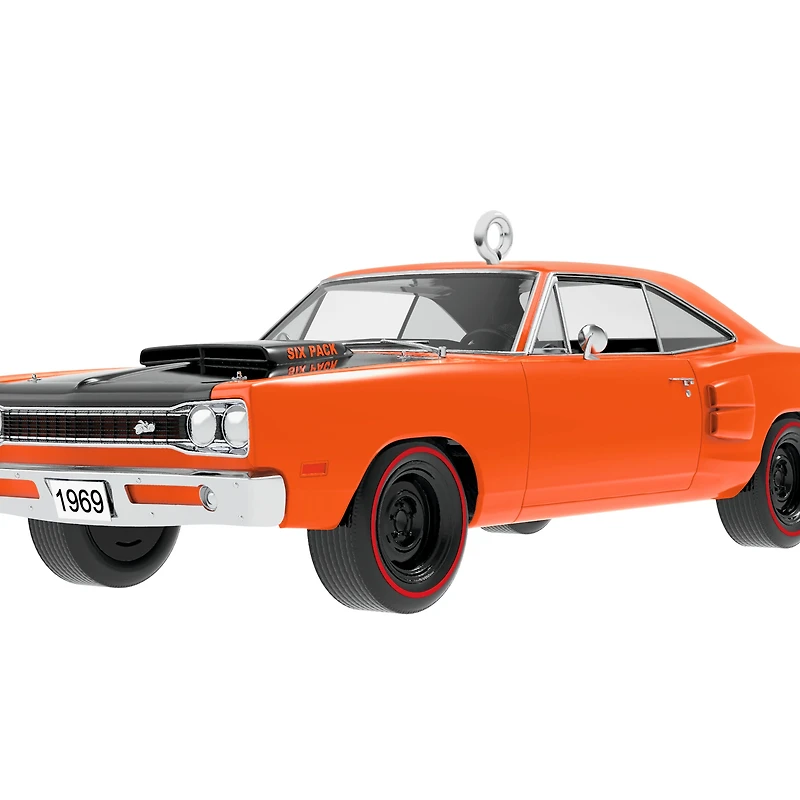 Hallmark Keepsake Christmas Ornament (Classic American Cars 1969 Dodge Super Bee Six Pack 2025, Metal)