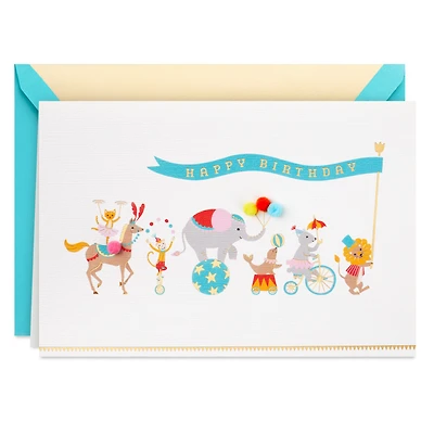 Hallmark Signature Birthday Card (Circus)