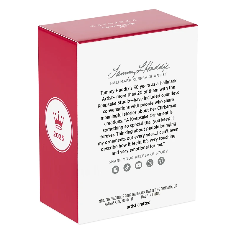 Hallmark Keepsake Christmas Ornament (Godchild Snow Angel 2025)