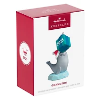 Hallmark Keepsake Christmas Ornament (Grandson Seal 2025)