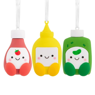 Hallmark Christmas Ornaments (Better Together Ketchup, Mustard and Relish Magnetic), Set of 3