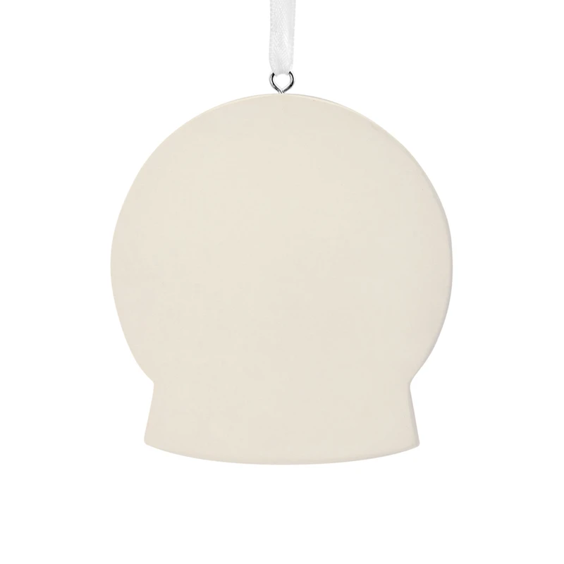 Hallmark Christmas Ornament (Gingerbread Snow Globe New Home 2025, Ceramic)