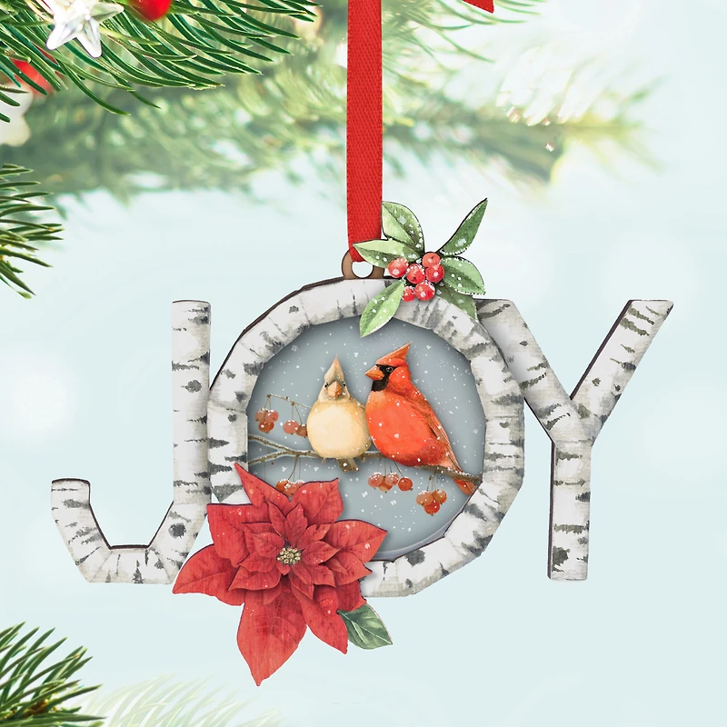 Hallmark Keepsake Christmas Ornament (Marjolein Bastin Charming Cardinals, Papercraft)