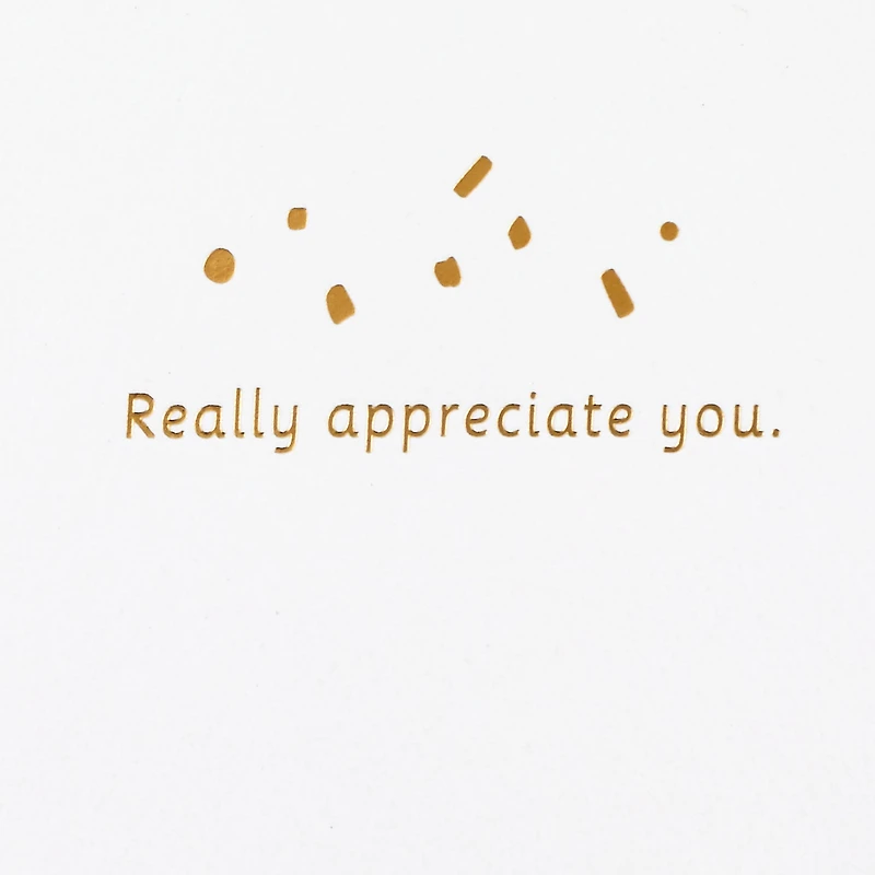 Hallmark Signature Thank You Card, Admin Professional Day Card (Dog with Balloons)