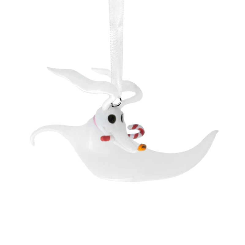 Hallmark Christmas Ornament (Disney Tim Burton's The Nightmare Before Christmas Zero With Candy Cane)