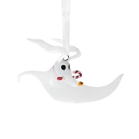 Hallmark Christmas Ornament (Disney Tim Burton's The Nightmare Before Christmas Zero With Candy Cane)