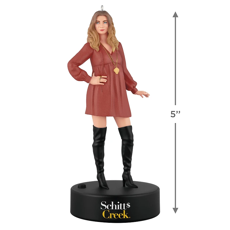 Hallmark Keepsake Christmas Ornament (Schitt's Creek Alexis Rose With Sound)
