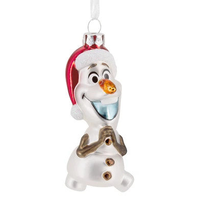 Hallmark Christmas Ornament (Disney Frozen Holiday Olaf, Glass)