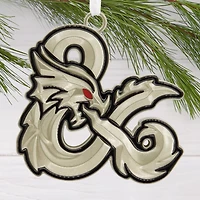 Hallmark Christmas Ornament (Dungeons & Dragons: Honor Among Thieves Dragon Ampersand, Metal)
