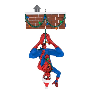 Hallmark Keepsake Christmas Ornament (Marvel Spider-Man Peekbuster With Motion-Activated Sound)