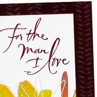 Hallmark Birthday Card for Husband or Boyfriend (Man I Love)