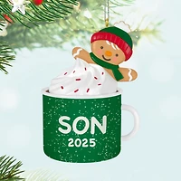 Hallmark Keepsake Christmas Ornament (Son Gingerbread Boy in Mug 2025)