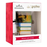 Harry Potter Books and Wand Christmas Ornament