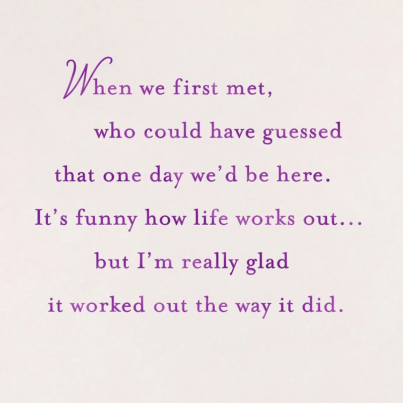 Hallmark Anniversary Card, Love Card, Romantic Birthday Card for Women (Best Thing That Ever Happened to Me)