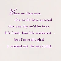 Hallmark Anniversary Card, Love Card, Romantic Birthday Card for Women (Best Thing That Ever Happened to Me)