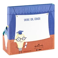 Hallmark Shoebox Paper Wonder Funny Pop Up Graduation Card (Light Bulb)