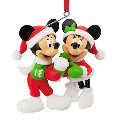 Hallmark Christmas Ornament (Disney Mickey and Minnie Sharing Cocoa)