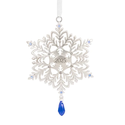 Hallmark Christmas Ornament (Snowflake 2025, Metal)