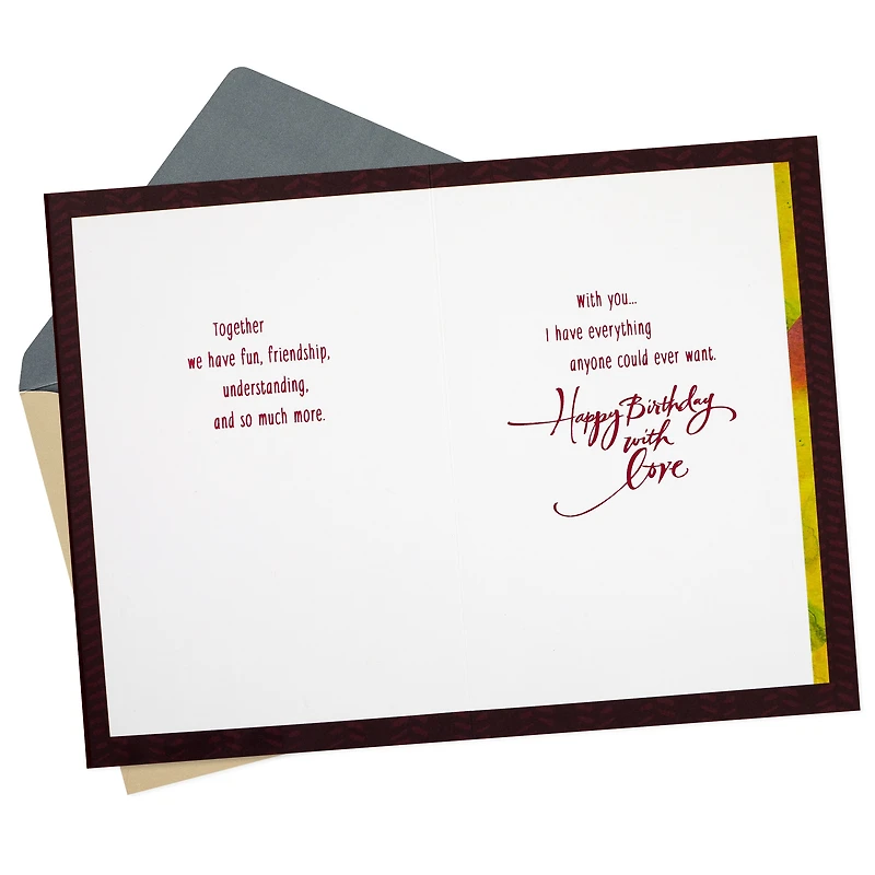 Hallmark Birthday Card for Husband or Boyfriend (Man I Love)