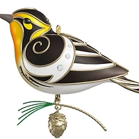Hallmark Keepsake Christmas Ornament (The Beauty of Birds Blackburnian Warbler)
