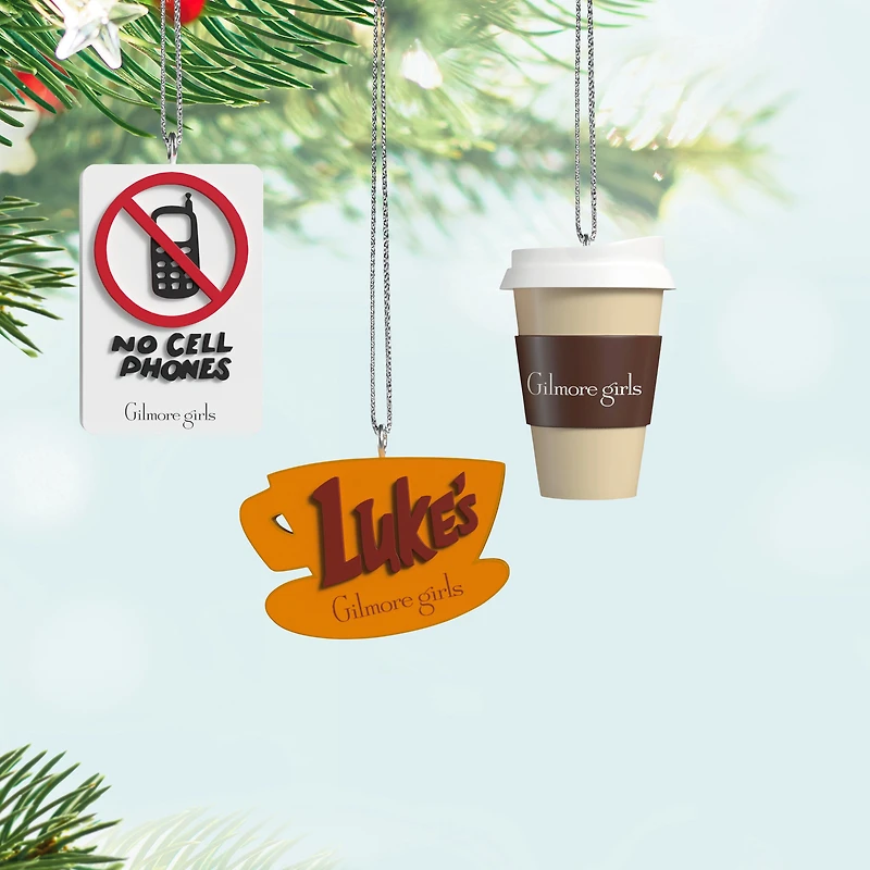 Hallmark Keepsake Mini Ornaments (Gilmore Girls), Set of 3