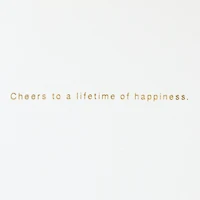 Hallmark Signature Wedding Card, Bridal Shower Card, Engagement Card (Champagne)