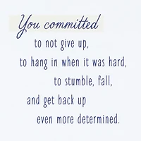 Hallmark Congratulations Card for Graduation (Inspired)